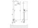 Душева система JESENIK (змішувач для ванни, верхній та ручний душ 3 режими, шланг 1,5м) zmishuvach-219 фото 2