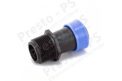 Стартер Presto-PS з різьбленням 25 мм для шлангу туман Silver Spray 32 мм (GSM-013232) kap-poliv-28 фото