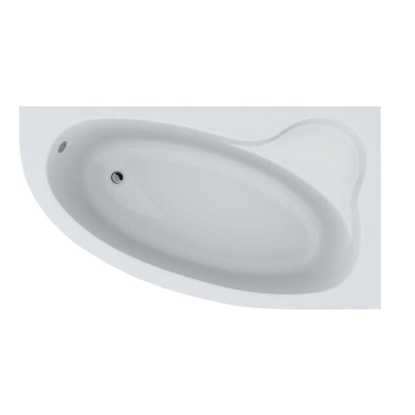 Ванна акриловая асимметричная GLORIA 160x90 R + ноги + экран под ванну 921 фото