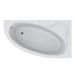 Ванна акриловая асимметричная GLORIA 160x90 R + ноги + экран под ванну 921 фото 2